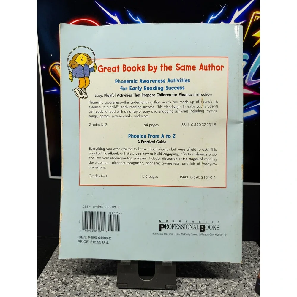 Scholastic Phonemic Awareness Songs & Rhymes Wiley Blevins Book & Cassette Tape